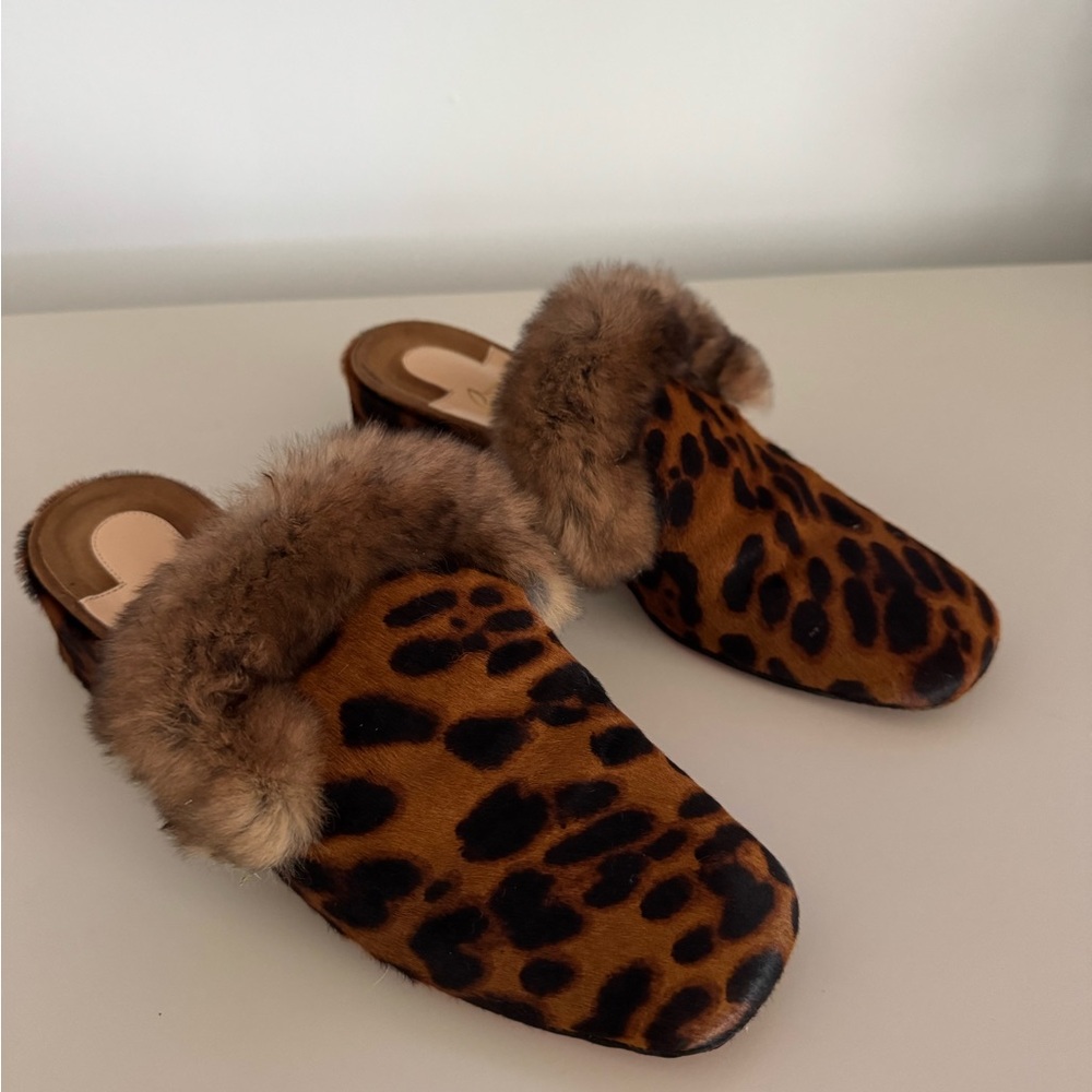 Christian Louboutin Leopard Women's Mules